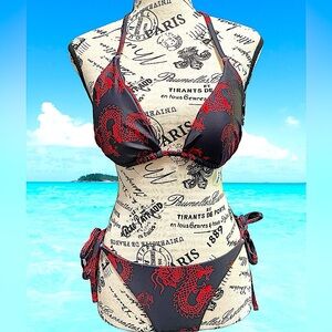 🔥SHEIN dragon bikini set 🔥